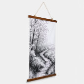 Pad Hangend Wandkleed (Gebogen)