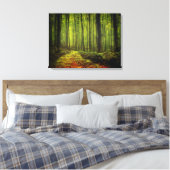 Pad in Bossen Canvas Afdruk (Insitu (Slaapkamer))