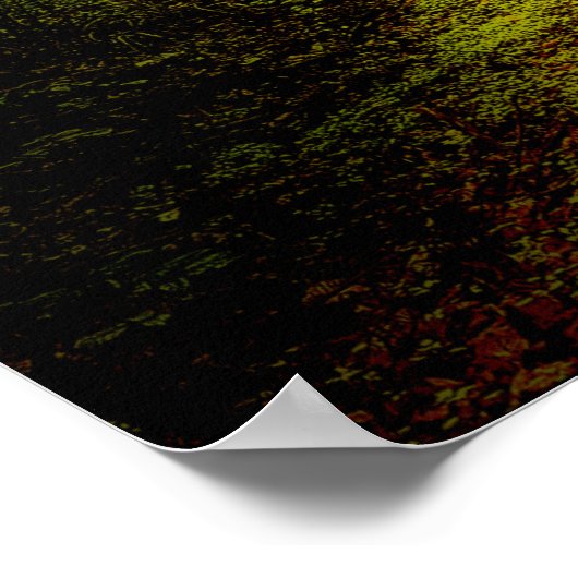 Pad in Bossen Poster (Hoek)