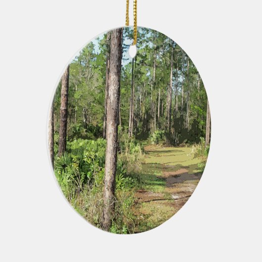 Pad in de Bossen 2656 Keramisch Ornament (Rechts)