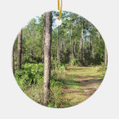 Pad in de Bossen 2656 Keramisch Ornament (Voorkant)