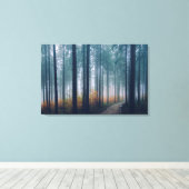 Pad in de Bossen Canvas Afdruk (Insitu (Houten vloer))