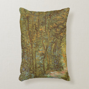 Pad in de bossen door Vincent van Gogh, Vintage Ku Decoratief Kussen