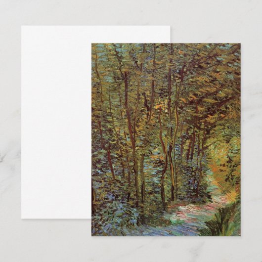 Pad in de Bossen van Vincent van Gogh (Voorkant / Achterkant)