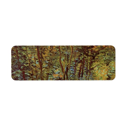 Pad in de Bossen van Vincent van Gogh Etiket (Voorkant)