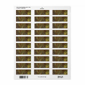 Pad in de Bossen van Vincent van Gogh Etiket (Full Sheet)
