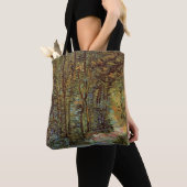 Pad in de Bossen van Vincent van Gogh Tote Bag (Dichtbij)