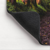 Pad in de Dark Bossen Mousepad Muismat (Hoek)
