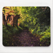 Pad in de Dark Bossen Mousepad Muismat (Voorkant)