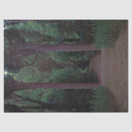 Pad in een park (door Santiago Rusiñol) Tissuepapier