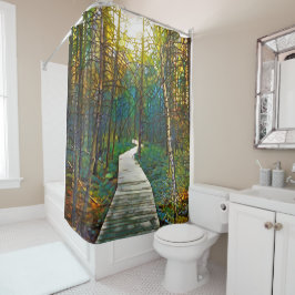 Pad in Forest Design 263 Douchegordijn