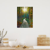 Pad in Forest Design 263 Poster (Keuken)