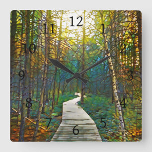 Pad in Forest Design 263 Vierkante Klok