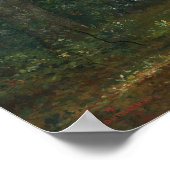 Pad in het bos, 1864 poster (Hoek)