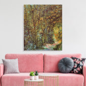 Pad in het bos door Vincent van Gogh Canvas Afdruk (Insitu (Woonkamer))