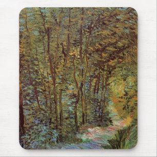 Pad in het bos door Vincent van Gogh Muismat