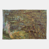 Pad in het bos door Vincent van Gogh Theedoek (Horizontaal)