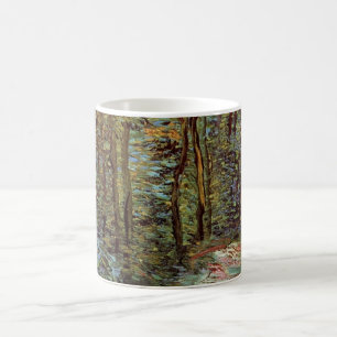 Pad in het bos van Vincent van Gogh Koffiemok