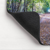 Pad in het herfst bos, Saint Germain bos Muismat (Hoek)