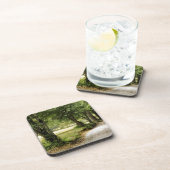 Pad in het land bier onderzetter (Rechterzijde)