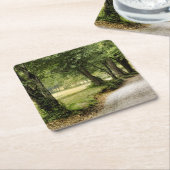 Pad in het land kartonnen onderzetters (Schuin)