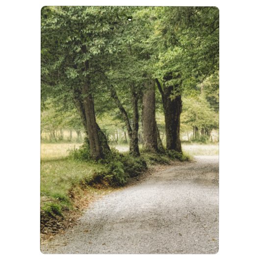 Pad in het land klembord (Achterkant)