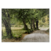 Pad in het land snijplank (Voorkant)