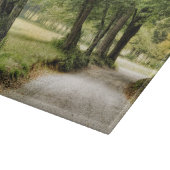 Pad in het land snijplank (Hoek)