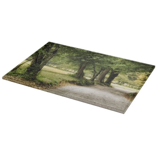 Pad in het land snijplank (Hoek)