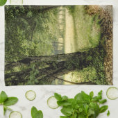 Pad in het land theedoek (Gevouwen)