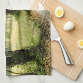 Pad in het land theedoek (Quarter Fold)