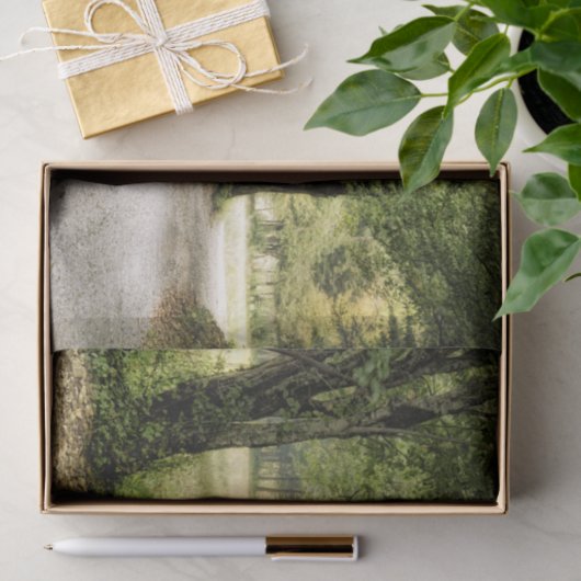 Pad in het land tissuepapier (Geschenk)