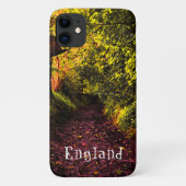 Pad in het Woodlands iPhone Case (Achterkant)
