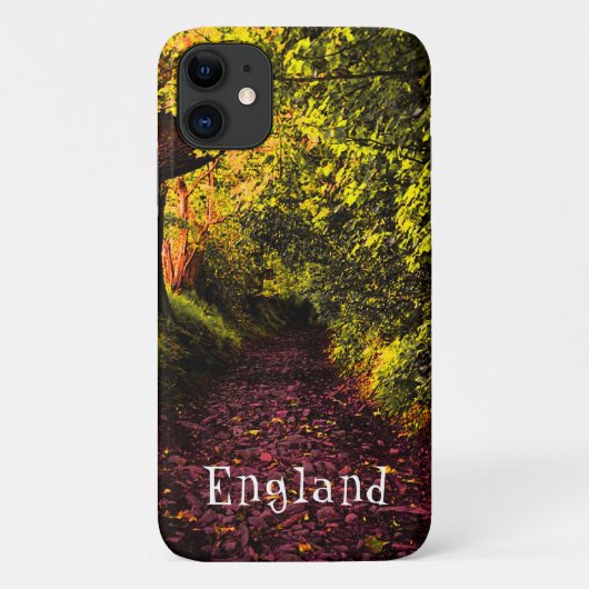 Pad in het Woodlands iPhone Case (Achterkant)