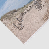 Pad in het zand naar het strand tissuepapier (Detail)