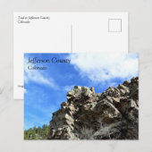 Pad in Jefferson County, Colorado Briefkaart (Voorkant / Achterkant)