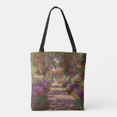 Pad in Monet's tuin, Giverny door Claude Monet Tote Bag (Achterkant)