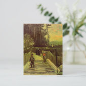 Pad in Montmartre door Vincent van Gogh Briefkaart (Staand voorkant)