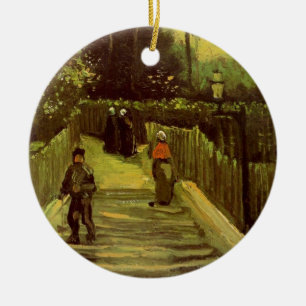 Pad in Montmartre door Vincent van Gogh Keramisch Ornament