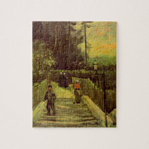 Pad in Montmartre door Vincent van Gogh Legpuzzel