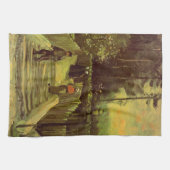 Pad in Montmartre door Vincent van Gogh Theedoek (Horizontaal)