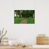 Pad in The Bossen, Bute Park, Cardiff Poster (Keuken)