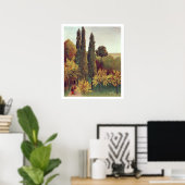 Pad in the Buttes Chaumont Park, Parijs, 1908 (aar Poster (Thuiskantoor)