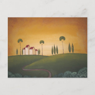 Pad in Toscane Briefkaart