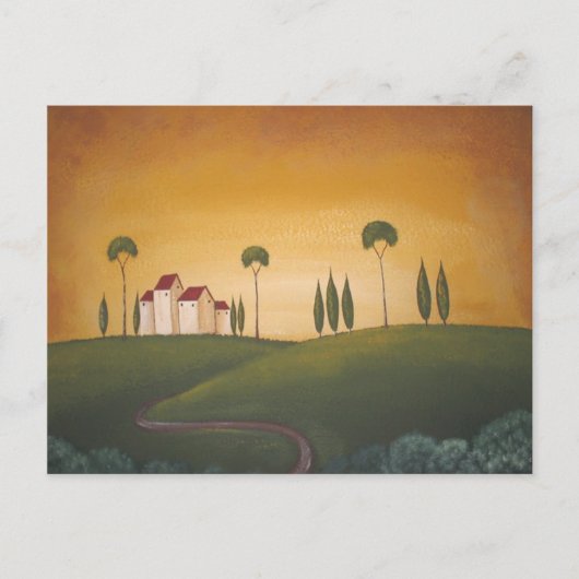 Pad in Toscane Briefkaart (Voorkant)