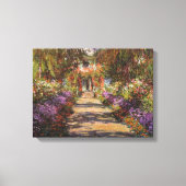 Pad in tuin te Giverny 1902 door Claude Monet Canvas Afdruk (Voorkant)
