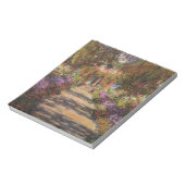 Pad in tuin te Giverny 1902 door Claude Monet Notitieblok (Linkerzijde)