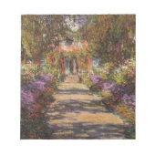 Pad in tuin te Giverny 1902 door Claude Monet Notitieblok (Voorkant)