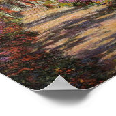Pad in tuin te Giverny 1902 door Claude Monet Poster (Hoek)