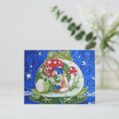 pad koning, briefkaart (Staand voorkant)